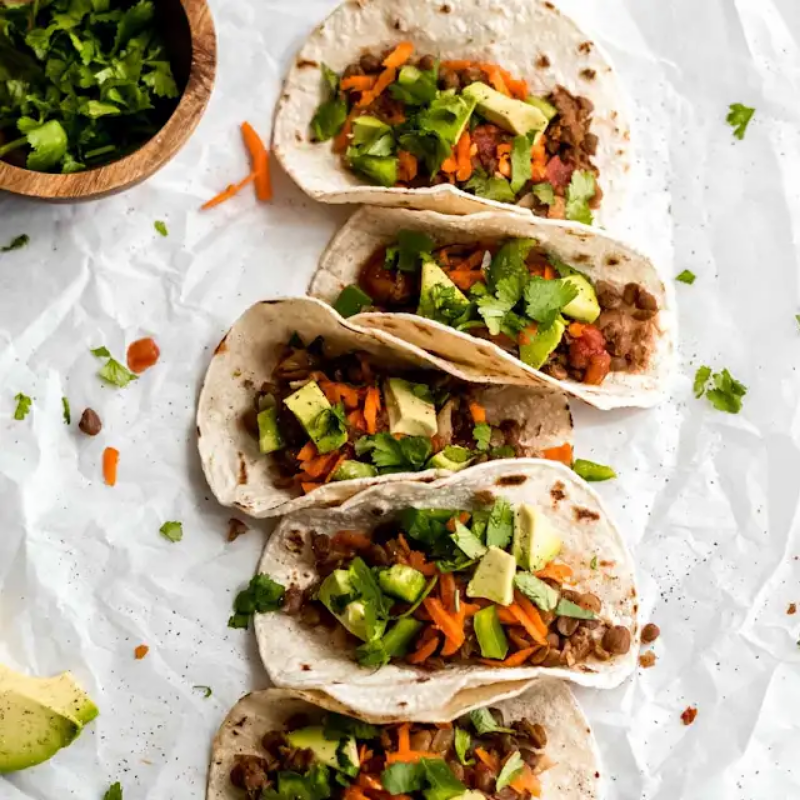 Vegan Chili Lentil Tacos  Main Image